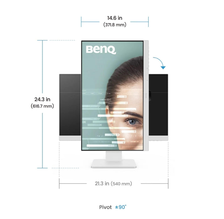 Монитор BenQ GW2486TC, 23.8&quot;, IPS, 1920x1080, 100Hz, Speaker 2 x 2W