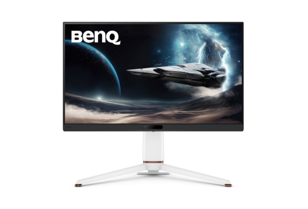 BenQ MOBIUZ EX271U, 27", 4K UHD, IPS, 1ms GtG, 165Hz, 120Hz за конзола с eARC, Color Shuttle, FreeSync Premium, BI+ Gen2, HDRi и HDR400, Quickit, 1200:1, 95% P3, 400 нита, USB-C (DP ал. PD 65W), USB хъб, HDMI 2.1, DP, регулиране на височината 100 мм, бял