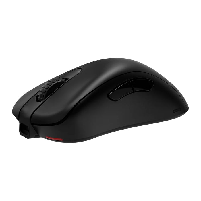 Безжична мишка BenQ ZOWIE EC3-CW за електронни спортове, размер S, 79g, до 1000 Hz, до 3200 DPI, 3370 сензор, асиметричен ергономичен дизайн с по-къса обща дължина, намалено тегло, 24-стъпково колело за превъртане, без драйвер, plug and play, вдъхновена о