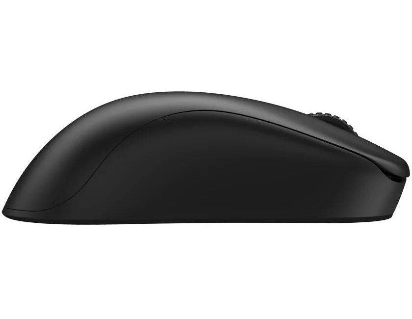 Безжична мишка BenQ ZOWIE U2 за електронни спортове, размер M, 60 g, до 1000 Hz, до 3200 DPI, симетричен дизайн, извита навътре от двете страни за гъвкавост по време на движение под различни ъгли, безжичен дизайн с подобрен приемник, без водач, plug and p