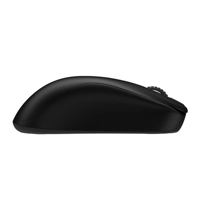 BenQ ZOWIE S2-DW 4K безжична мишка за електронни спортове, размер S, 65g, до 4000 Hz, до 3200 DPI, симетричен дизайн, по-къси общи със странични извивки за стабилно проследяване, безжична с 4K подобрен приемник, захранвана от спортна наука, без драйвер, p