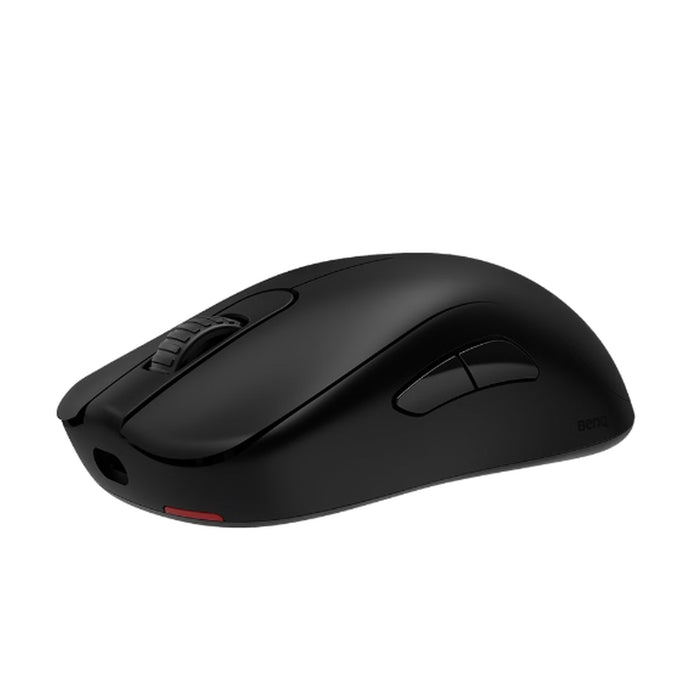 BenQ ZOWIE S2-DW 4K безжична мишка за електронни спортове, размер S, 65g, до 4000 Hz, до 3200 DPI, симетричен дизайн, по-къси общи със странични извивки за стабилно проследяване, безжична с 4K подобрен приемник, захранвана от спортна наука, без драйвер, p
