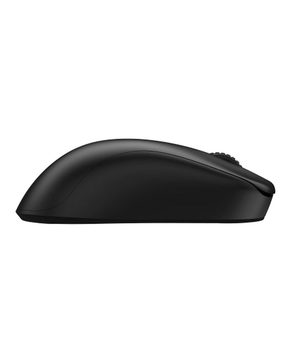 BenQ ZOWIE U2-DW 4K безжична мишка за електронни спортове, размер M, 60 g, до 4000 Hz, до 3200 DPI, симетричен дизайн, извити навътре от двете страни за гъвкавост по време на движение под различни ъгли, безжична с 4K подобрен приемник, без драйвер, plug a