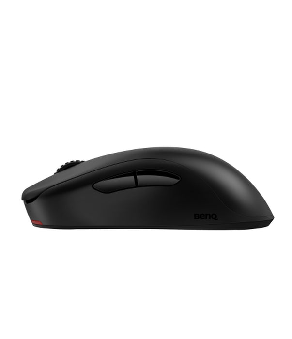 BenQ ZOWIE U2-DW 4K безжична мишка за електронни спортове, размер M, 60 g, до 4000 Hz, до 3200 DPI, симетричен дизайн, извити навътре от двете страни за гъвкавост по време на движение под различни ъгли, безжична с 4K подобрен приемник, без драйвер, plug a