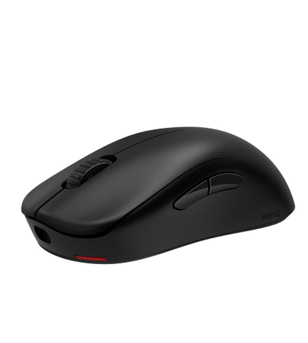 BenQ ZOWIE U2-DW 4K безжична мишка за електронни спортове, размер M, 60 g, до 4000 Hz, до 3200 DPI, симетричен дизайн, извити навътре от двете страни за гъвкавост по време на движение под различни ъгли, безжична с 4K подобрен приемник, без драйвер, plug a