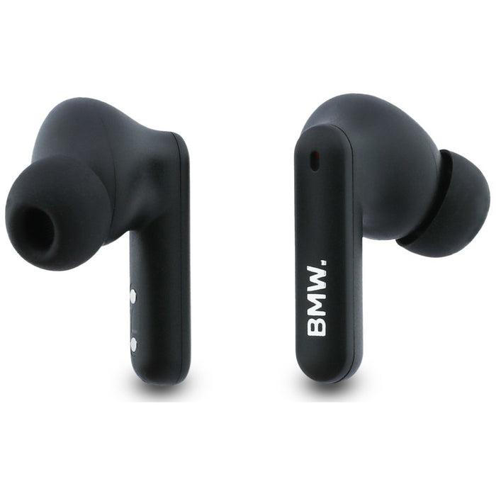 Слушалки BMW Bluetooth TWS Leather Metal Logo ENC, таупе