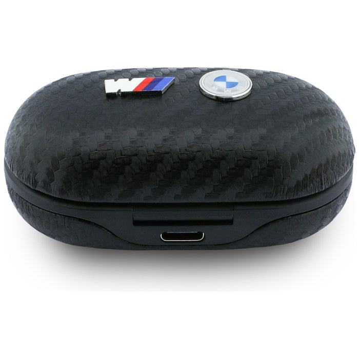 Слушалки BMW Bluetooth TWS Carbon Metal Logo ENC, черни