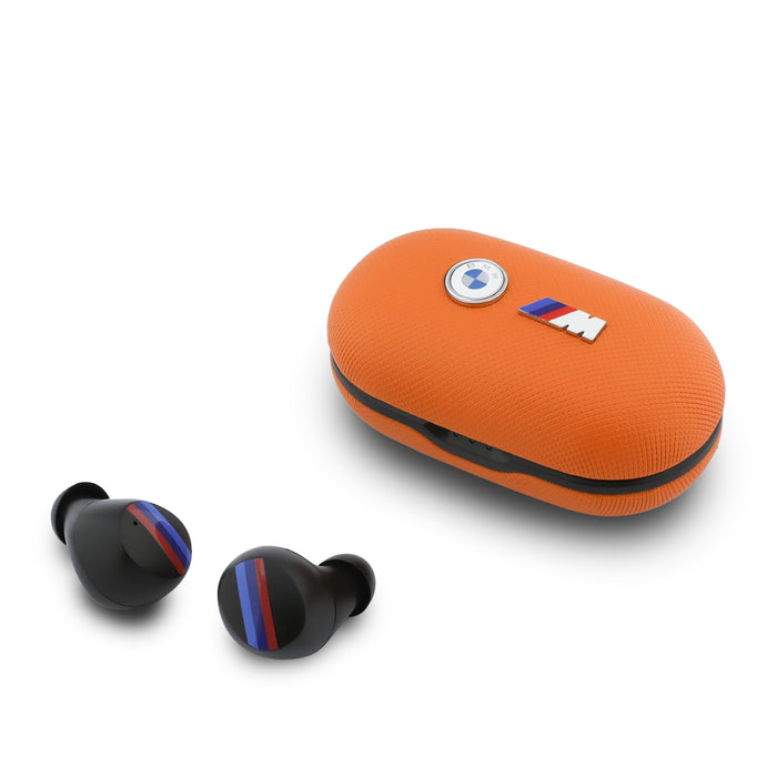 Слушалки BMW Bluetooth TWS с ENC, оранжеви
