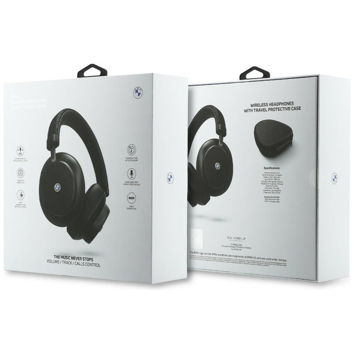 Слушалки BMW Metal Logo MK Bluetooth ENC, черни