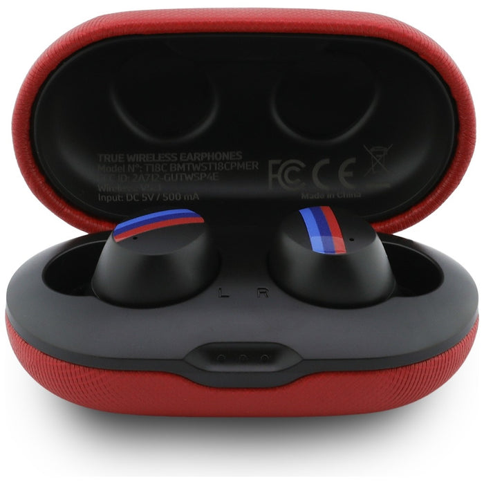 Слушалки BMW Bluetooth TWS Metal Logo с ENC, черни