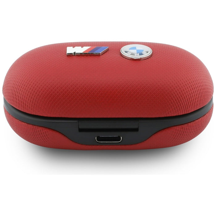 Слушалки BMW Bluetooth TWS Metal Logo с ENC, черни
