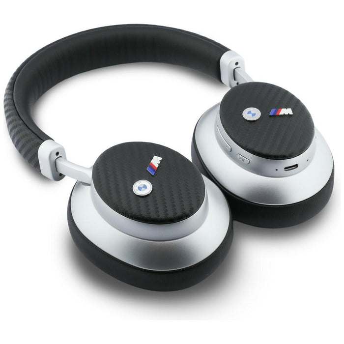 Слушалки BMW M Carbon Metal Logo Bluetooth ENC, сребристи