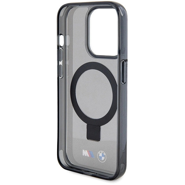 Калъф BMW Ring Stand M Collection MagSafe за iPhone 15 Pro - черен