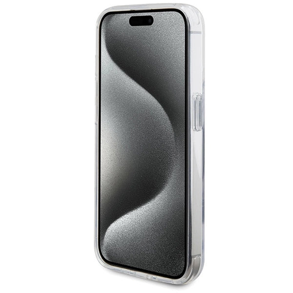 Калъф BMW Ring Stand M Collection MagSafe за iPhone 15 Pro - прозрачен
