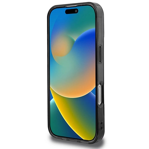 Калъф BMW Motosport IML Vertical Stripe iPhone 16 Pro - сив