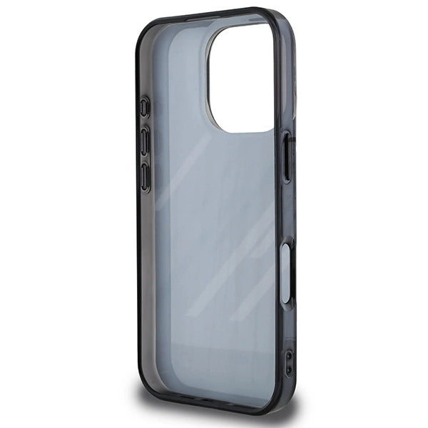 Калъф BMW Motosport IML Random Stripes за iPhone 16 Pro Max - черен