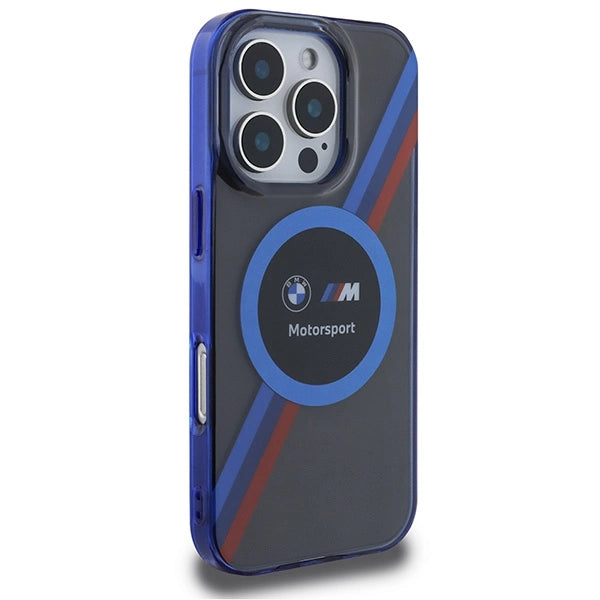 Калъф BMW Motosport IML Circle MagSafe за iPhone 16 Pro Max - черен