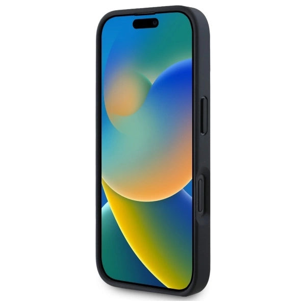 Калъф BMW Smooth Rubber Logo iPhone 16 Pro Max - черен