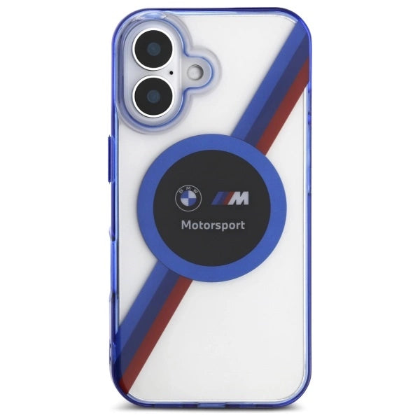 Калъф BMW Motosport IML Circle MagSafe за iPhone 16 - прозрачен