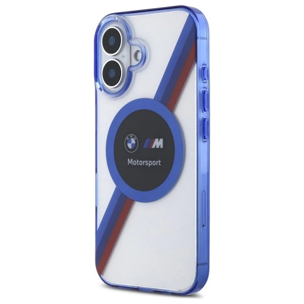 Калъф BMW Motosport IML Circle MagSafe за iPhone 16 - прозрачен