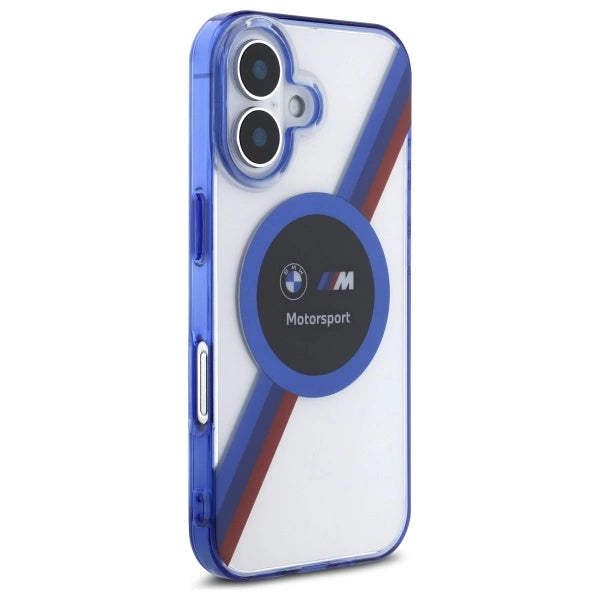 Калъф BMW Motosport IML Circle MagSafe за iPhone 16 - прозрачен