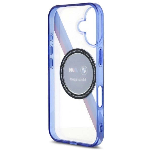 Калъф BMW Motosport IML Circle MagSafe за iPhone 16 - прозрачен