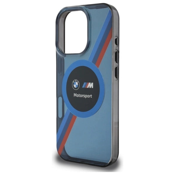 Калъф BMW Motosport IML Circle MagSafe за iPhone 16 Pro Max - Navy Blue