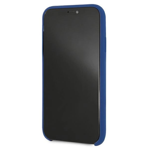 Силиконов калъф BMW M Collection за iPhone Xr - син