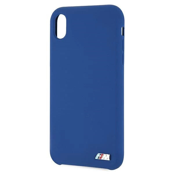 Силиконов калъф BMW M Collection за iPhone Xr - син