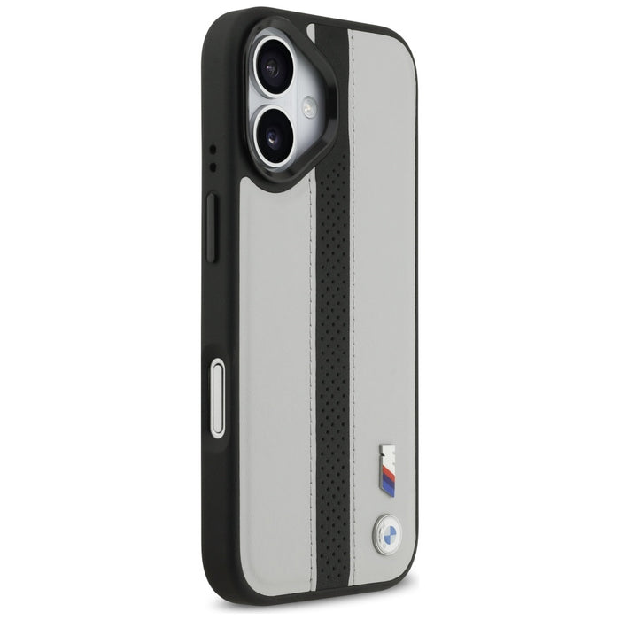 BMW M Perforated Stripe Logo MagSafe Case за iPhone 17 - сив