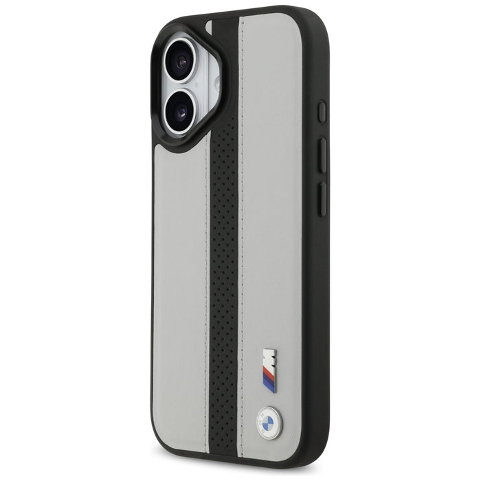 BMW M Perforated Stripe Logo MagSafe Case за iPhone 17 - сив