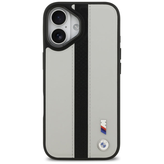 BMW M Perforated Stripe Logo MagSafe Case за iPhone 17 - сив