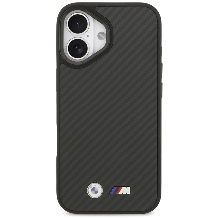 Калъф BMW M Kevlar Matt MagSafe за iPhone 17 - черен