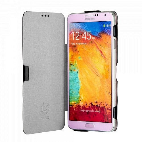 Тънък кожен калъф Bugatti UltraThin Geneva за N9000 Note308396, черен
