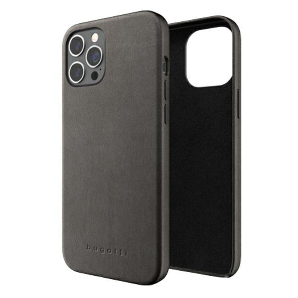 Калъф Bugatti Porto Full Wrap за iPhone 12 Pro Max, черен