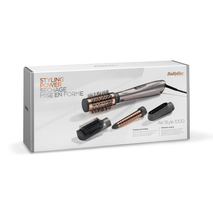 BaByliss Air Style 1000 Комплект за оформяне на прическа Топло черно, мед, паладий 1000 W 98,4" (2,5 м)