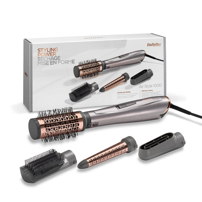 BaByliss Air Style 1000 Комплект за оформяне на прическа Топло черно, мед, паладий 1000 W 98,4" (2,5 м)