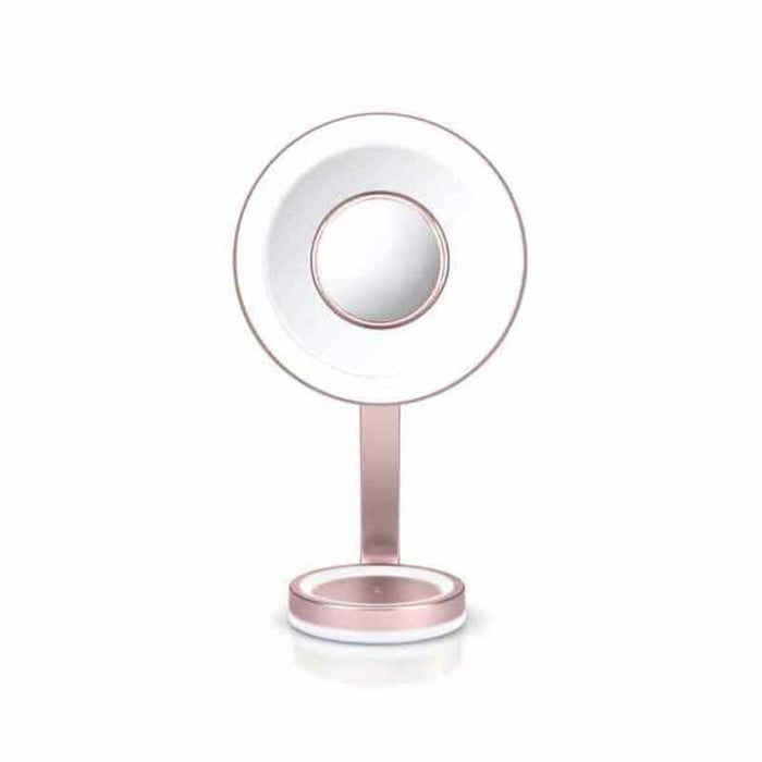 Увеличително Огледало c LED Babyliss 9450E Розов