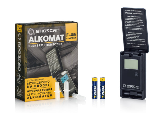 Тестер за алкохол BACscan F-45 0 - 4% черен