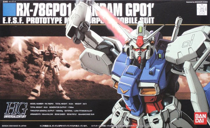 HGUC 1/144 RX-78GP01 GUNDAM GP01
