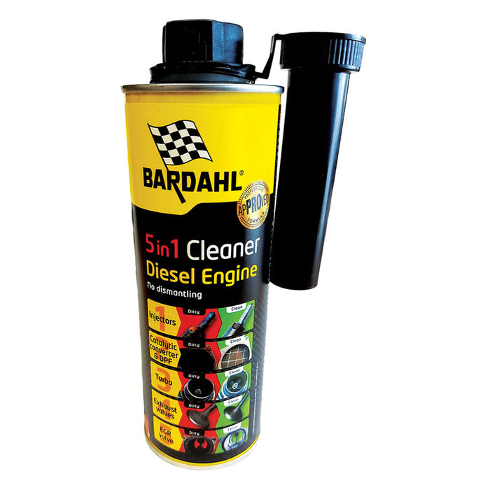 ПОЧИСТВАНЕ НА ГОРИВНАТА СИСТЕМА-ДИЗЕЛ 5 В 1 500ML BARDAHL