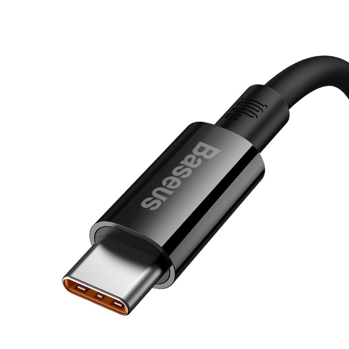 Baseus Superior Series USB-A / USB-C 100W кабел за Huawei / Honor 1.5m - черен