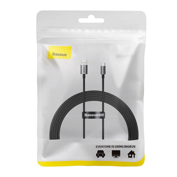 Baseus Superior Series USB-A / USB-C 100W кабел за Huawei / Honor 1.5m - черен