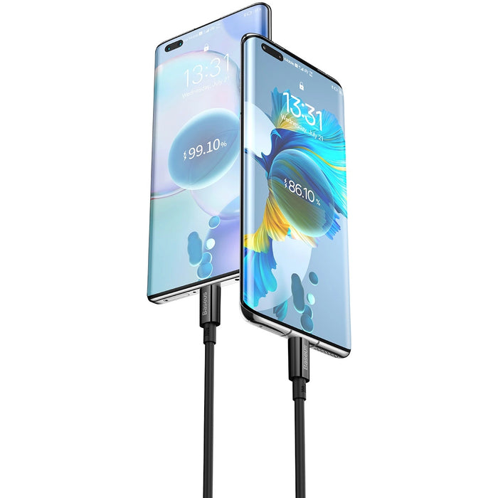 Baseus Superior Series USB-A / USB-C 100W кабел за Huawei / Honor 1.5m - черен