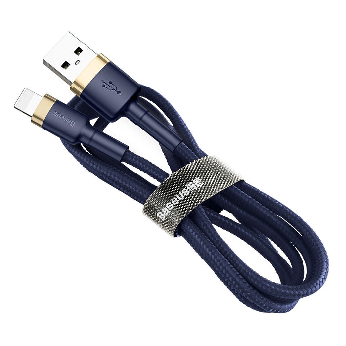 Baseus Cafule USB-A / Lightning 2.4A QC 3.0 кабел 1 м - синьо-златен