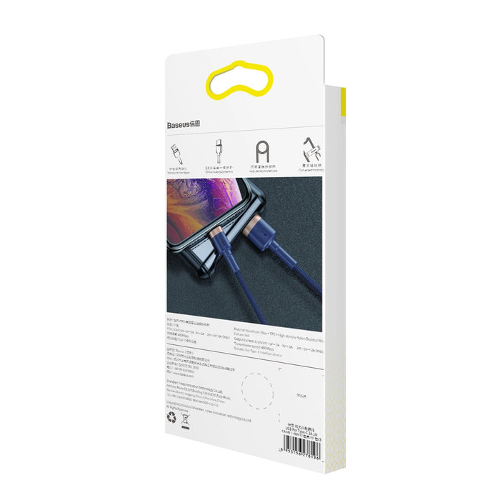 Baseus Cafule USB-A / Lightning 2.4A QC 3.0 кабел 1 м - синьо-златен