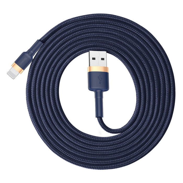 Baseus Cafule USB-A / Lightning 2.4A QC 3.0 кабел 1 м - синьо-златен