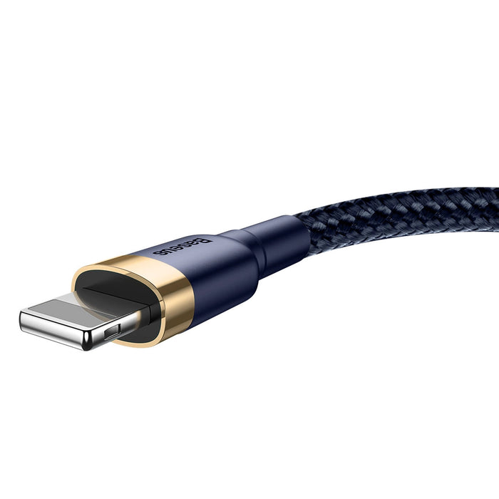 Baseus Cafule USB-A / Lightning 2.4A QC 3.0 кабел 1 м - синьо-златен