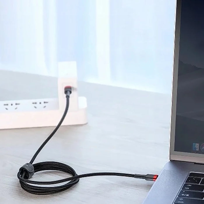 Baseus Cafule 100W PD2.0 USB-C - USB-C кабел 2 м - сиво-черен
