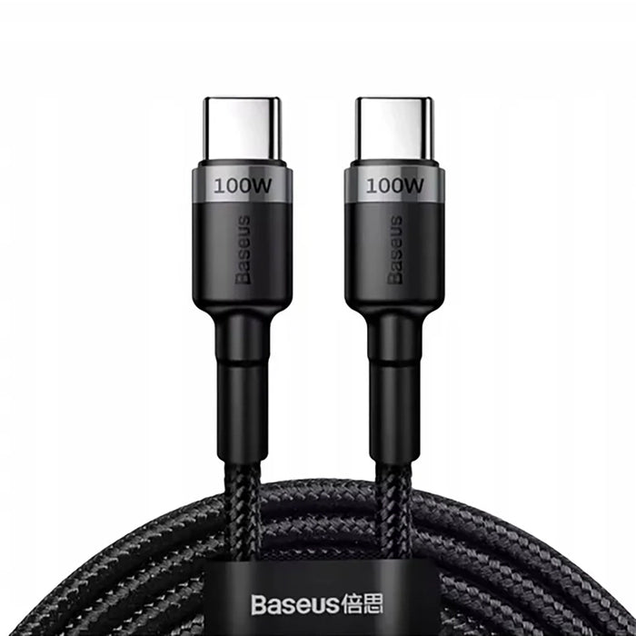 Baseus Cafule 100W PD2.0 USB-C - USB-C кабел 2 м - сиво-черен